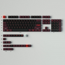 Red Dragon GMK 104+26 Full PBT Dye Sublimation Keycaps for Cherry MX Mechanical Gaming Keyboard 68 87 104